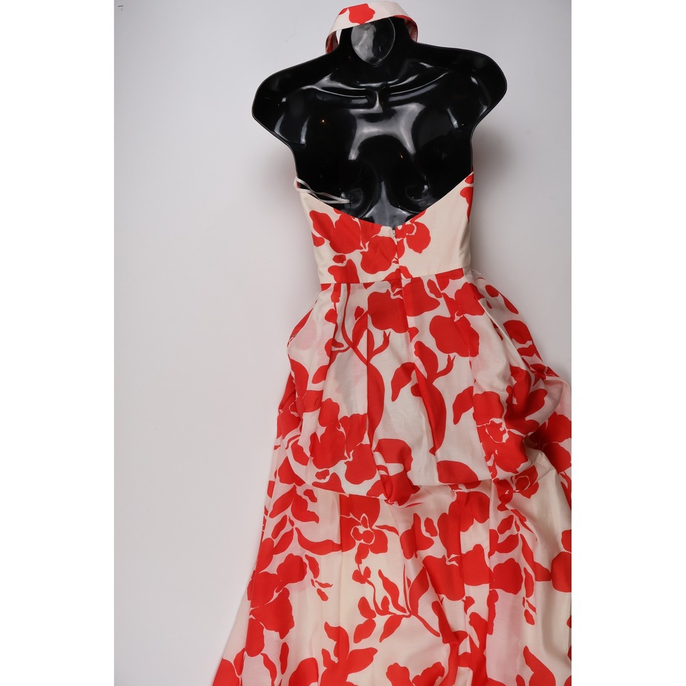 Rebecca Vallance Artemisa Maxi Dress Red Floral Size 8 NWT - Picture 2 of 5
